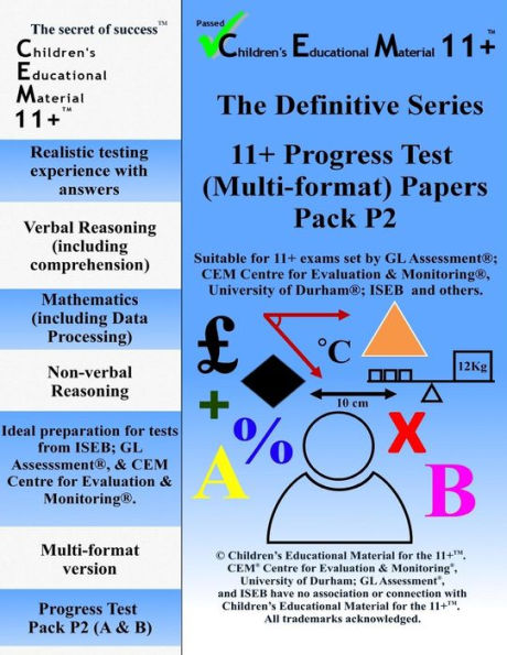 11+ Progress Test Pack P2 (11+ Mock Papers For The Cem 11+ Tests)
