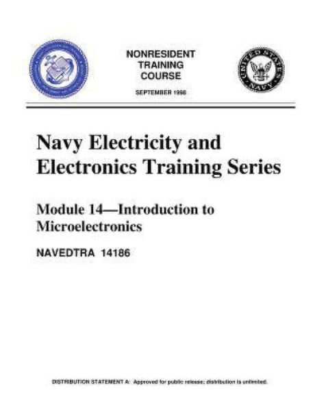 The Navy Electricity And Electronics Training Series:Module 14,By United S.Navy: Introduction To Microelectronics