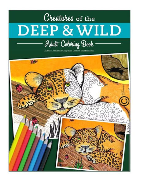 Creatures Of The Deep And Wild : Creative Coloring For Adults