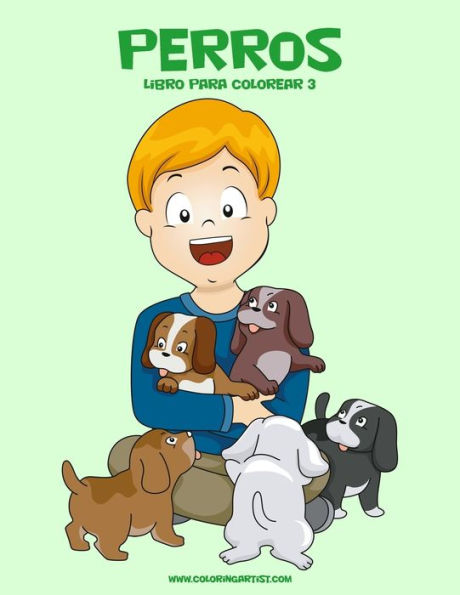 Perros Libro Para Colorear 3 (Spanish Edition)