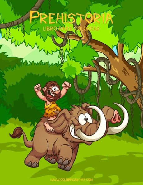Prehistoria Libro Para Colorear 1 (Spanish Edition)