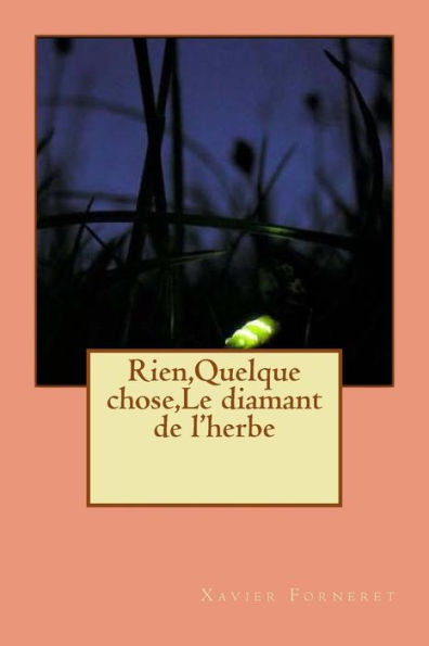 Rien,Quelque Chose,Le Diamant De L'Herbe (French Edition)