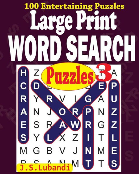 Large Print Word Search Puzzles 3 - 9781532820915