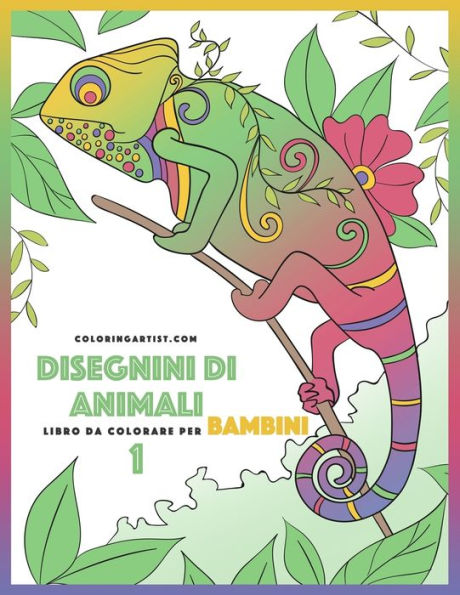 Disegnini Di Animali Libro Da Colorare Per Bambini 1 (Disegnini Di Animali Per Bambini) (Italian Edition)