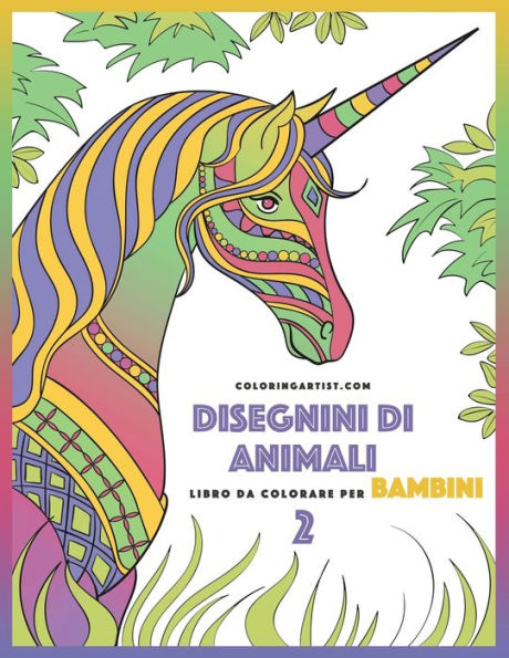 Disegnini Di Animali Libro Da Colorare Per Bambini 2 (Disegnini Di Animali Per Bambini) (Italian Edition)