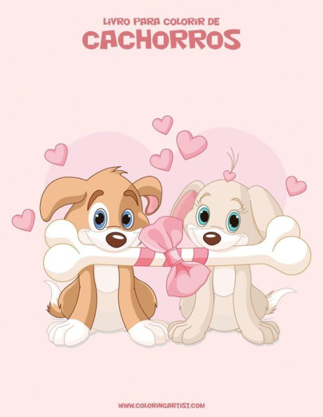 Livro Para Colorir De Cachorros 2 (Portuguese Edition)