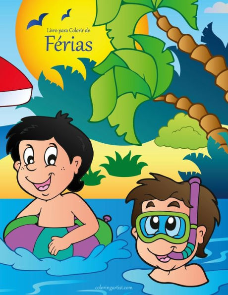 Livro Para Colorir De Ferias 1 (Portuguese Edition)