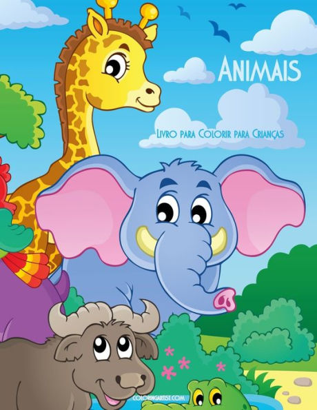Livro Para Colorir De Animais Para CrianCas 1 (Portuguese Edition)