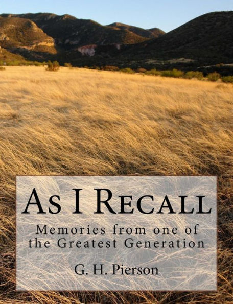 As I Recall