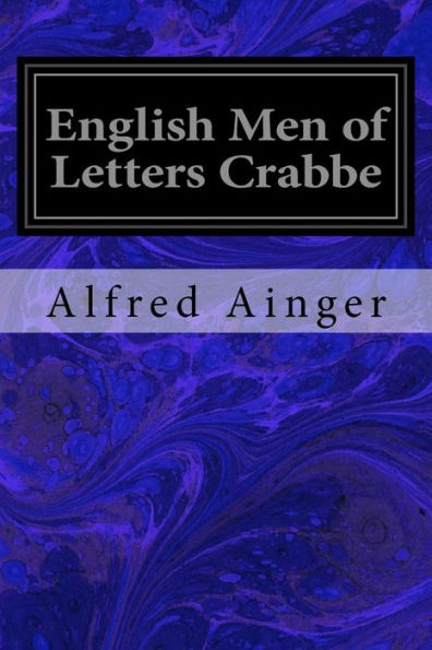 English Men Of Letters Crabbe
