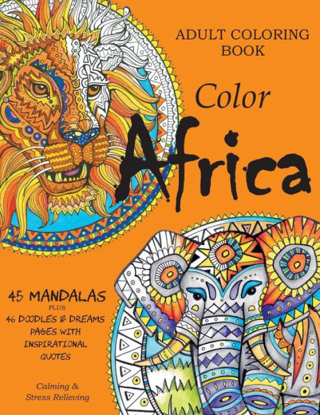Adult Coloring Book: Color Africa