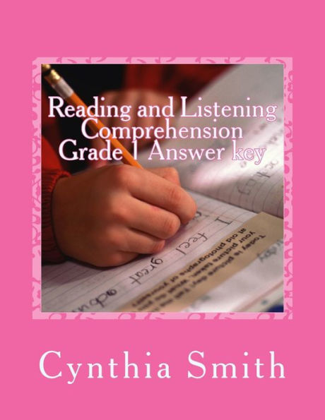 Reading And Listening Comprehension Grade 1 Answer Key