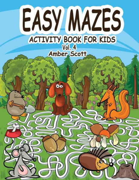 Eazy Mazes Activity Book For Kids - Vol. 4 (Kids Fun Activity Books Series)