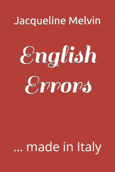 English Errors: ... Made In Italy