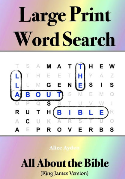 Large Print Word Search: All About The Bible
