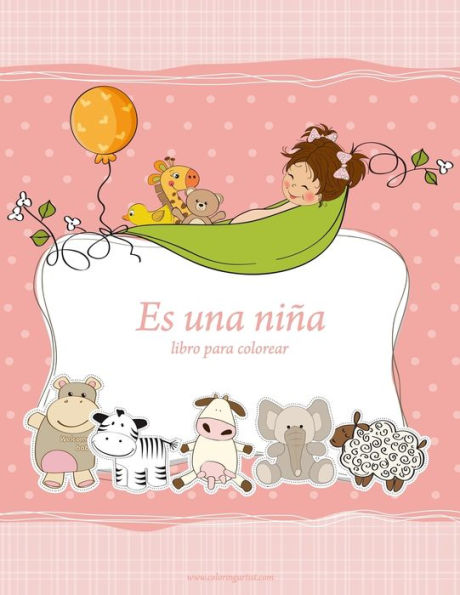 Es Una Nina Libro Para Colorear 1 (Spanish Edition)