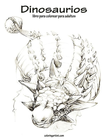 Dinosaurios Libro Para Colorear Para Adultos 1 (Spanish Edition)