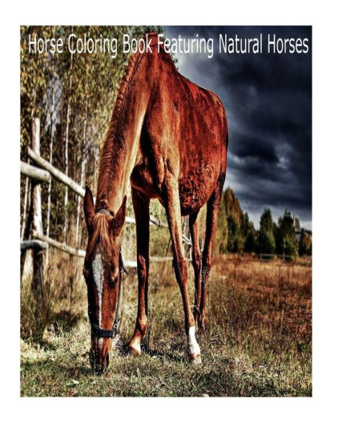 Magical Horses Colouring-In: Horse Coloring Book Featuring Natural Horses