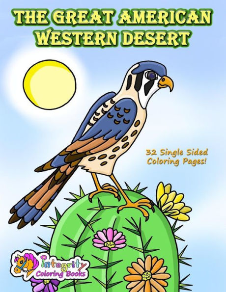 The Great American Western Desert: Coloring Book