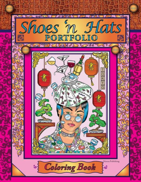Shoes 'n Hats Portfolio Coloring Book: Coloring Book