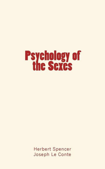 Psychology Of The Sexes