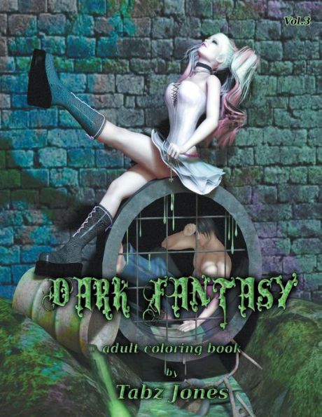 Dark Fantasy Adult Coloring Book - 9781534613317