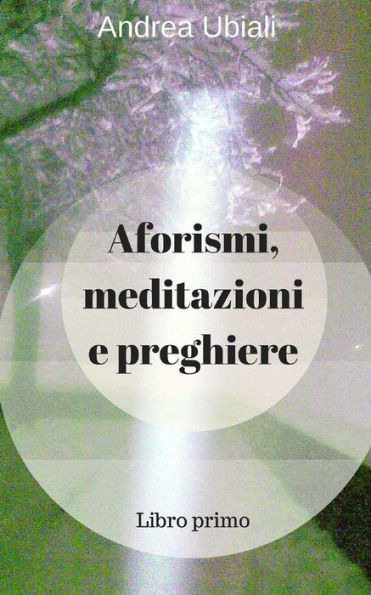 Aforismi, Meditazioni E Preghiere: Libro Primo (Italian Edition)