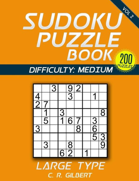 Sudoku Puzzle Book - Medium - 9781534896062