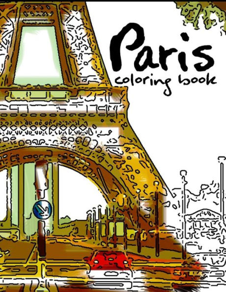 Paris Coloring Book: Stress Relieving Patterns