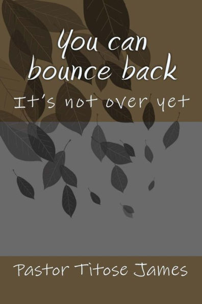 You Can Bounce Back: It's Not Over Yet (Coat Of Many Colours)