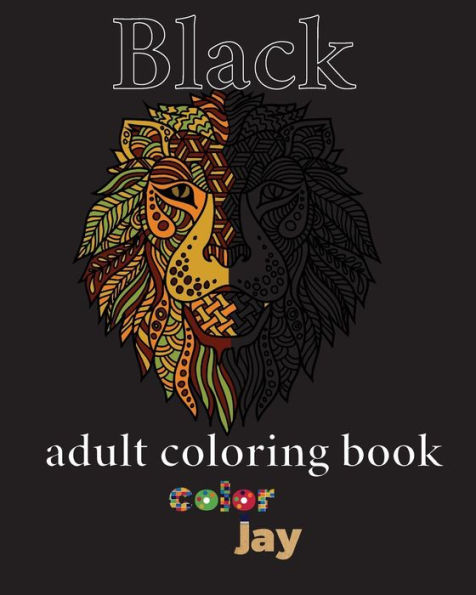 Black Adult Coloring Book