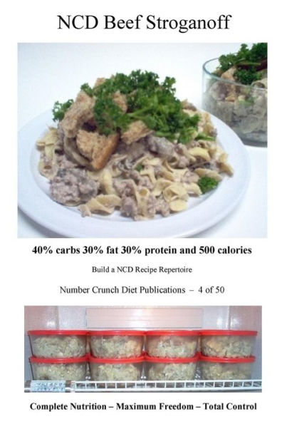 Ncd Beef Stroganoff: 40% Carbs 30% Fat 30% Protein And 500 Calories
