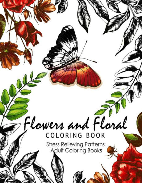 Flowers And Floral Coloring Book: Publications Flower Fashion Fantasies (Adult Coloring)