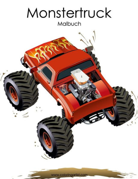 Monstertruck-Malbuch 1 (German Edition)