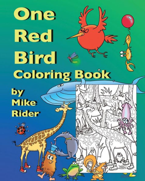 One Red Bird Coloring Book