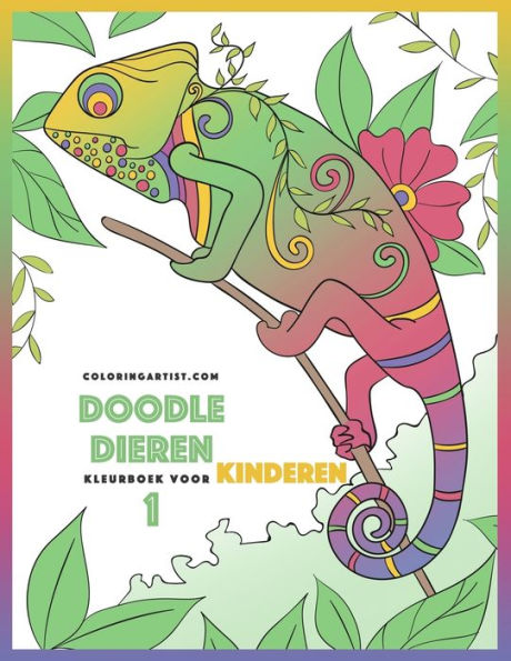 Doodle Dieren Kleurboek Voor Kinderen 1 (Dutch Edition)