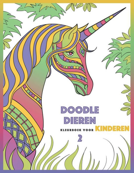 Doodle Dieren Kleurboek Voor Kinderen 2 (Dutch Edition)