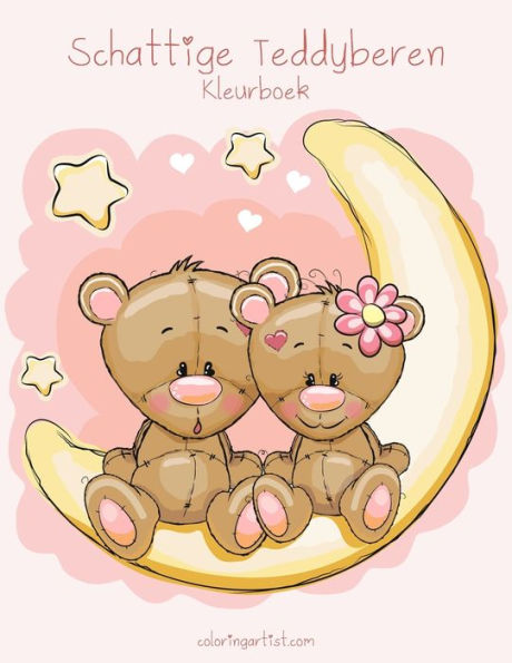 Schattige Teddyberen Kleurboek 1 (Dutch Edition)