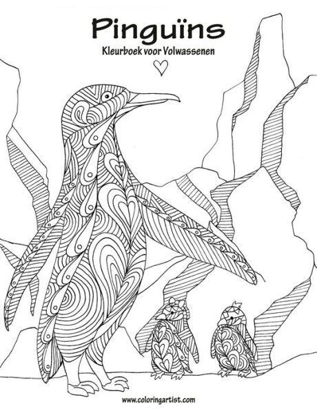 Pinguïns Kleurboek Voor Volwassenen 1 (Dutch Edition)