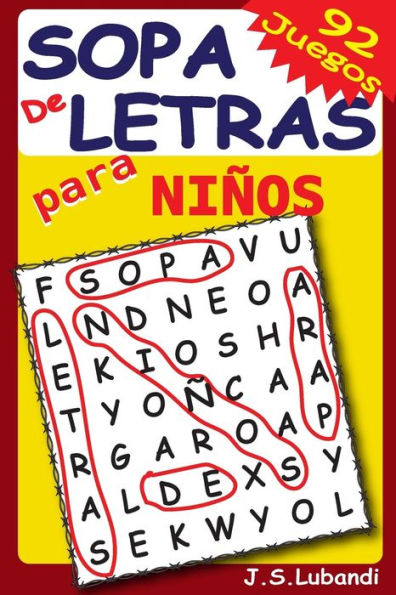 Sopa De Letras Para Ninos (Spanish Edition)