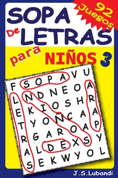 Sopa De Letras Para Ninos 3 (Spanish Edition)