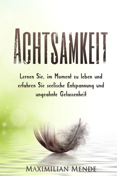 Achtsamkeit: Lernen Sie Im Moment Zu Leben Und Erfahren Sie Seelische Entspannung Und Ungeahnte Gelassenheit (+ Bonus-Kapitel: Selbsterkenntnis, ... Erfolg, Gluck Und Erfullung) (German Edition)