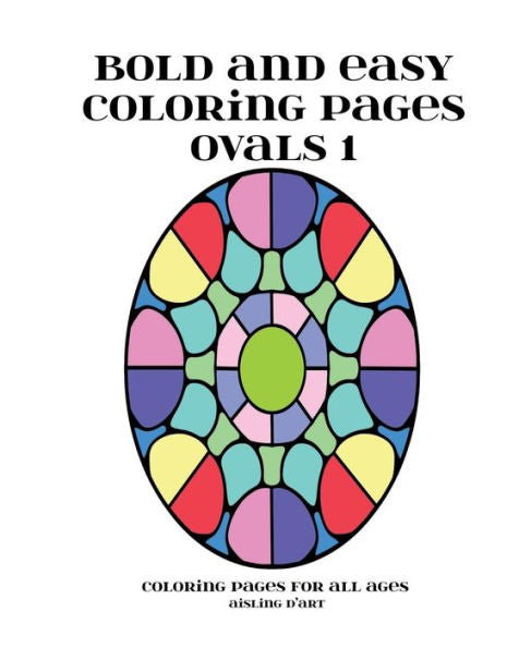 Bold And Easy Coloring Pages - Ovals 1 - 9781538005187