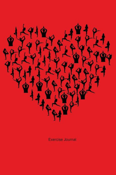 Exercise Journal: Red Work Out Journal, Fitness And Food Diary Log Book, Get Fit And Stay Fit, Set And Monitor Your Fitness Goals, Record Progress ... Notebook For All, Men & Women, Paperback 6X9