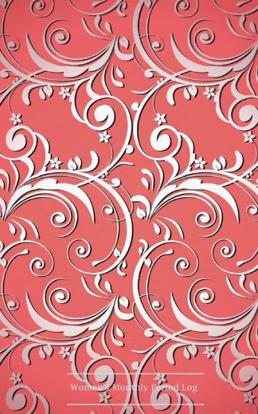 Women's Monthly Period Log: Pattern Cover: Monitor Your Menstrual Cycle, Track Fertile Period And Diet With Our All In One Food & Lifestyle Journal, ... Notebook For Mom, Teens Women And Girls.