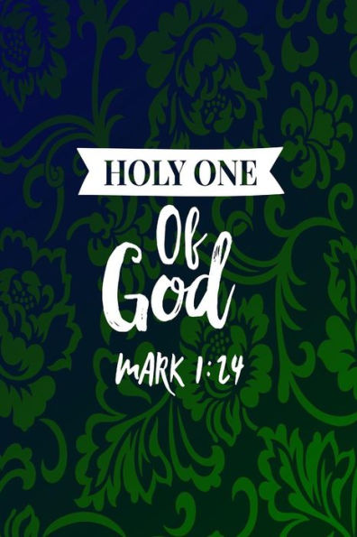 Holy One God: Names Of Jesus Bible Verse Quote Cover Composition Notebook Portable