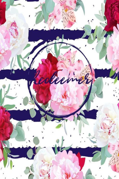 Redeemer: Names Of God Bible Quote Cover Composition Notebook Portable