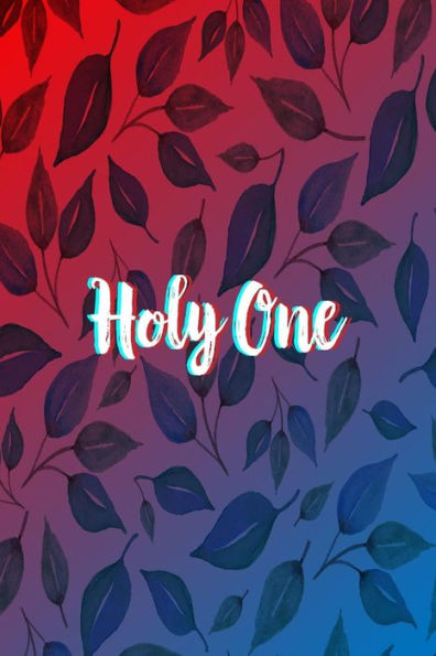 Holy One: Names Of God Bible Quote Cover Composition Notebook Portable
