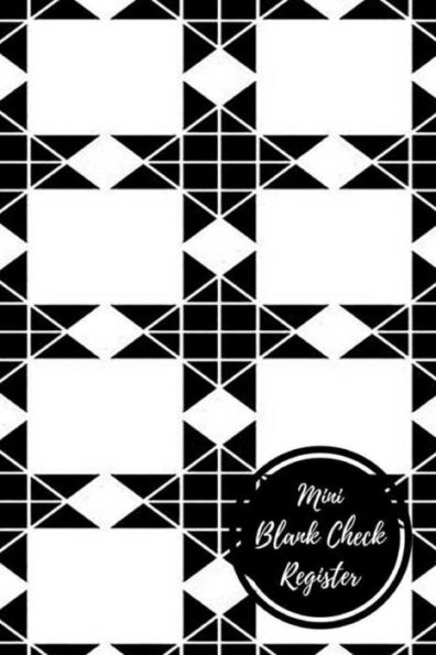 Mini Blank Check Register: Check Log
