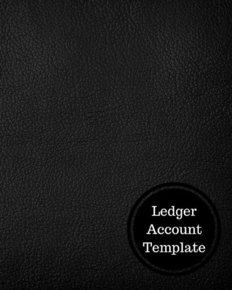 Ledger Account Template: Two Columnar Format